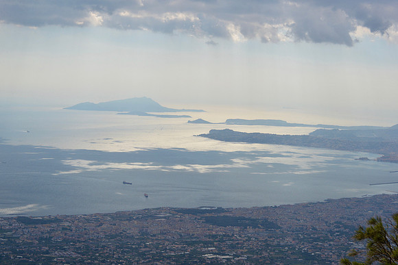 The View from Mount Vesuvius, Naples, Italy